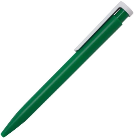 Ручка пластиковая шариковая Stanley, зелёная с белым фото 1
