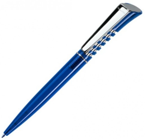 Шариковая ручка Dreampen Infinity Transparent Metal Clip, синяя фото 1