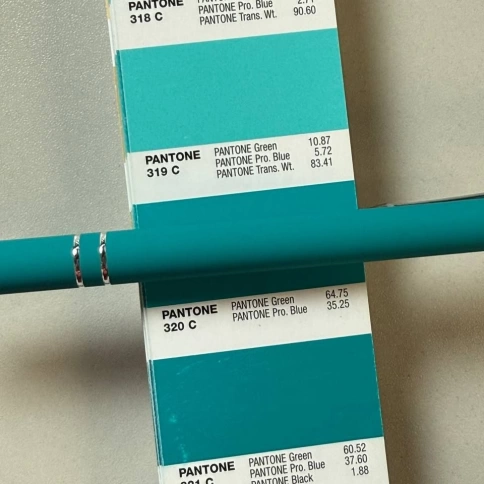 Ручка металлическая шариковая Z-PEN, COSMO Soft Touch, тёмно-бирюзовая фото 3