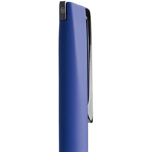 Ручка металлическая шариковая B1 Francisca, синяя с серебристым фото 2