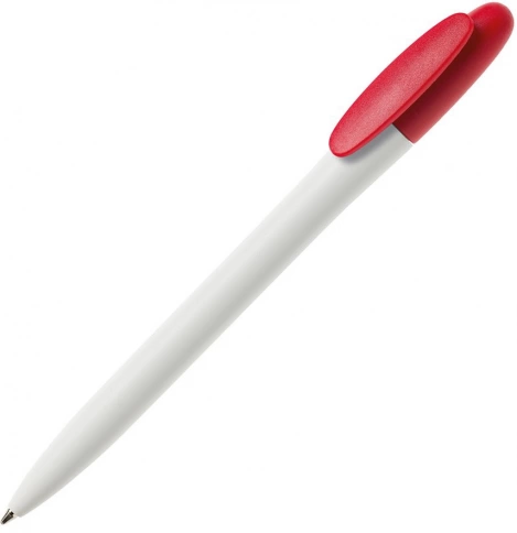 Шариковая ручка MAXEMA BAY, белая с красным фото 1