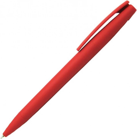 Ручка пластиковая шариковая Z-PEN, DZEN, софт тач, красная фото 3
