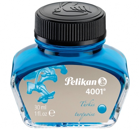 Флакон с чернилами Pelikan INK 4001 78 (PL311894) бирюзовые чернила 30мл для ручек перьевых фото 1