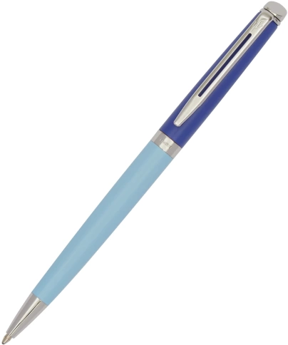 Шариковая ручка Waterman Hemisphere Colour Blocking (2179927) Blue CT; M синие чернила; подарочная коробка фото 3