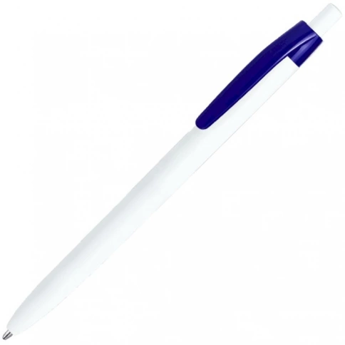 Шариковая ручка Vivapens Darom, белая с тёмно-синим фото 1