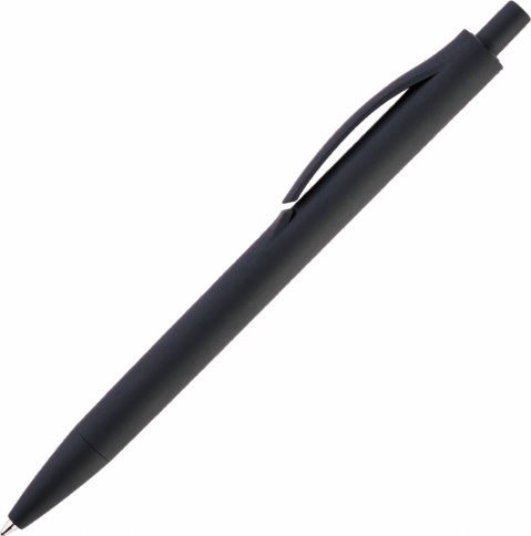 Ручка пластиковая шариковая Vivapens IGLA SOFT, чёрная фото 2