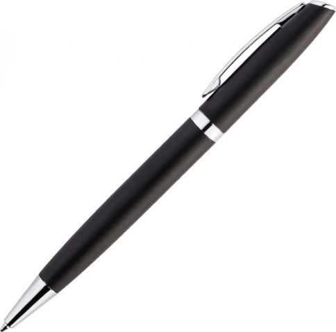 Ручка металлическая шариковая Vivapens VESTA, чёрная фото 2