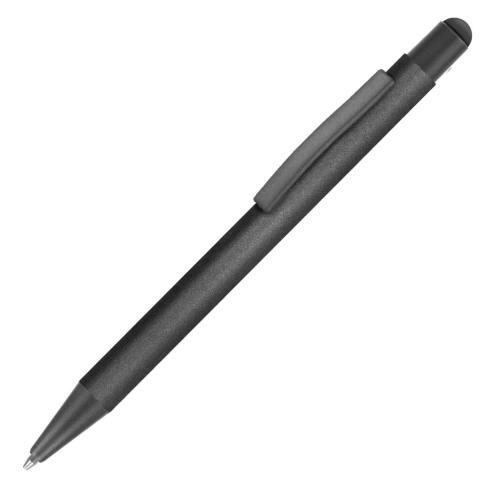Ручка металлическая шариковая MAX SOFT STYLUS, графитовая фото 1