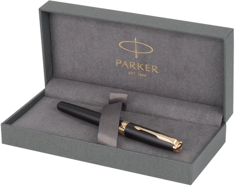 Перьевая Ручка Parker Sonnet Core F528 (1931516) Matte Black GT F перо сталь нержавеющая; подар.кор. фото 17