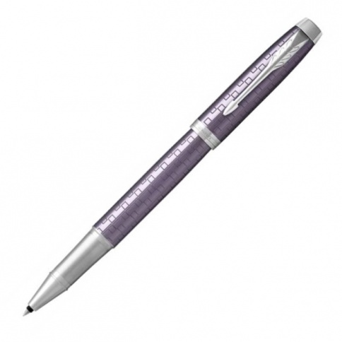 Ручка роллер IM Premium T324 (1931639) Dark Violet CT F черные чернила подар.кор., фиолетовая фото 1