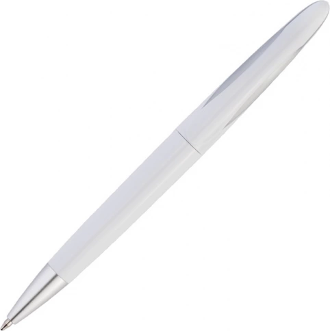Ручка пластиковая шариковая Vivapens OKO, белая с серым фото 2