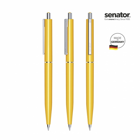 Шариковая ручка Senator Point Polished, жёлтая фото 2