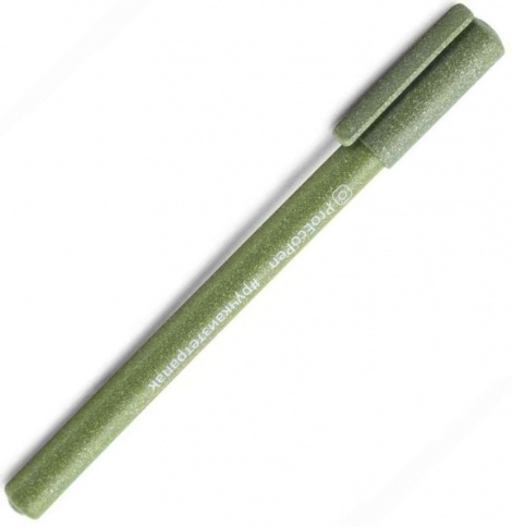 Ручка из вторсырья ProEcoPen, зелёная фото 1