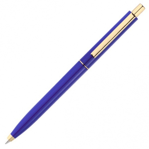 Ручка пластиковая шариковая Vivapens TOP GOLD, тёмно-синяя фото 3