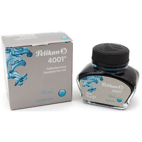 Флакон с чернилами Pelikan INK 4001 78 (PL311894) бирюзовые чернила 30мл для ручек перьевых фото 2