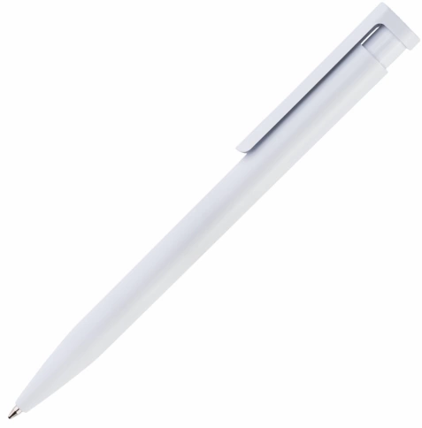 Ручка пластиковая шариковая Vivapens CONSUL, белая фото 2