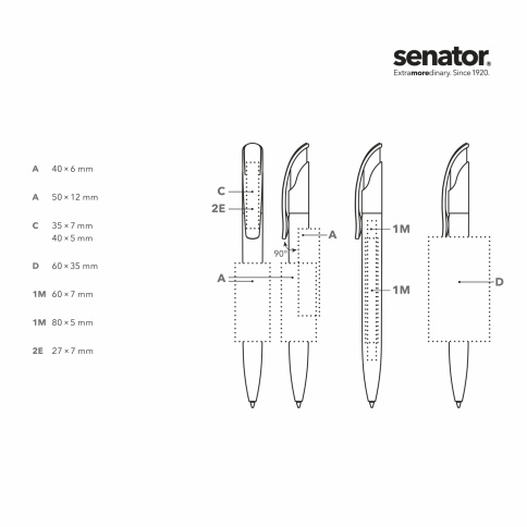 Шариковая ручка Senator Challenger Frosted, салатовая фото 4