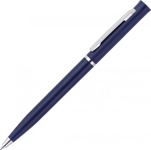 Ручка пластиковая шариковая Vivapens EUROPA, тёмно-синяя фото 1