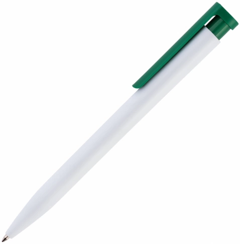 Ручка пластиковая шариковая Vivapens CONSUL, зелёная фото 2