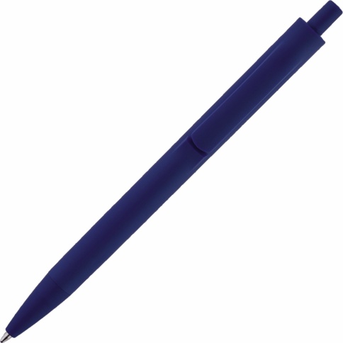 Ручка пластиковая шариковая Vivapens IGLA SOFT, тёмно-синяя фото 3