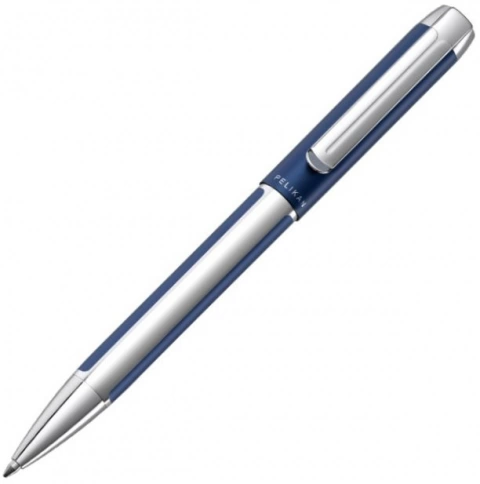 Ручка шариковая Pelikan Elegance Pura K40 (PL954990) Blue Silver M черные чернила подар.кор. фото 2