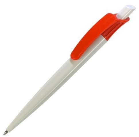Шариковая ручка Dreampen Gladiator, бело-оранжевый фото 1