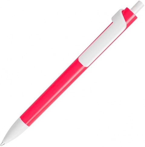Шариковая ручка Lecce Pen FORTE NEON, тёмно-розовая с белым фото 1