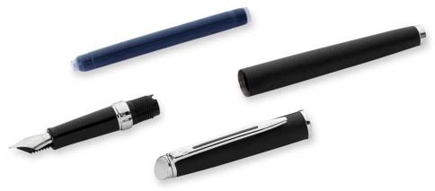 Перьевая ручка Waterman Hemisphere (S0920810) Matte Black CT; F перо сталь с хромированным покрытием; подарочная коробка фото 4