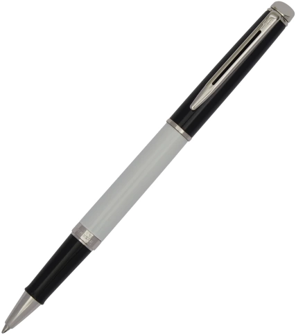 Роллер  ручка Waterman Hemisphere Colour Blocking (2202845) чёрный/белый F; чёрные чернила, подарочная коробка фото 11