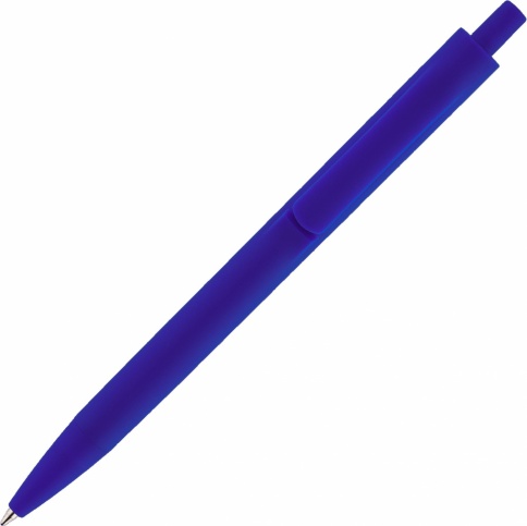 Ручка пластиковая шариковая Vivapens IGLA SOFT, синяя фото 2