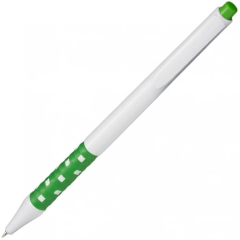 Ручка пластиковая шариковая Z-PEN, Lubimbi, белая с зелёным фото 2