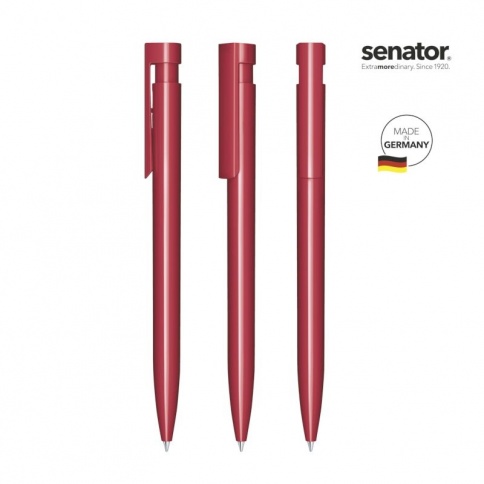 Шариковая ручка Senator Liberty Polished, тёмно-красная фото 4