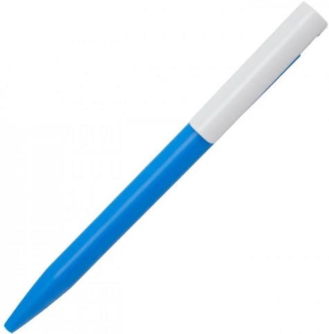 Ручка пластиковая шариковая Stanley, голубая с белым фото 2