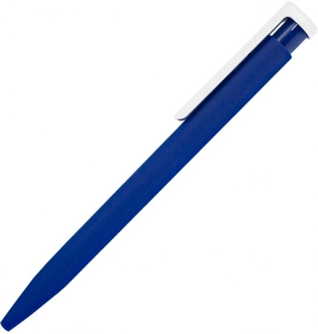 Ручка пластиковая шариковая Stanley Soft, синяя с белым фото 1