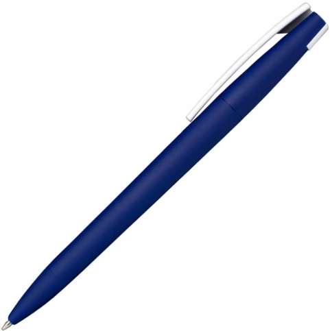 Ручка пластиковая шариковая Z-PEN, DZEN, софт тач, синяя фото 3