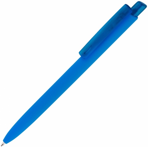 Ручка пластиковая шариковая Vivapens POLO SOFT FROST, голубая фото 1