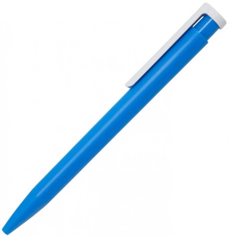 Ручка пластиковая шариковая Stanley, голубая с белым фото 1