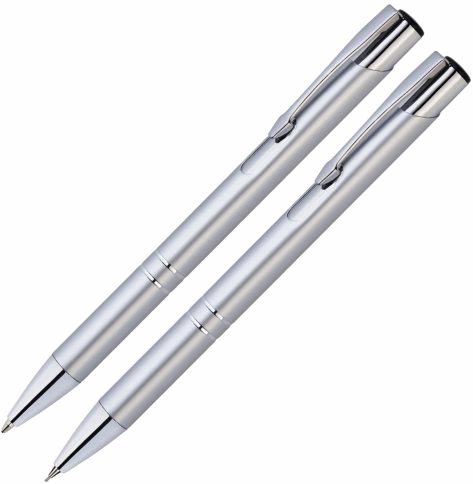 Набор ручка и карандаш Vivapens KOSKO PREMIUM, серебристый фото 1