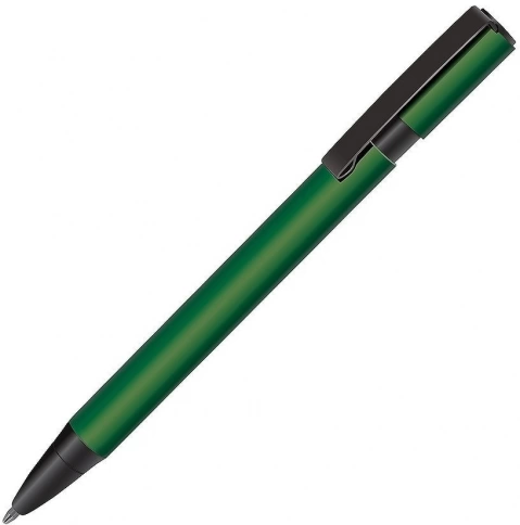 Ручка металлическая шариковая B1 Oval, зелёная фото 1