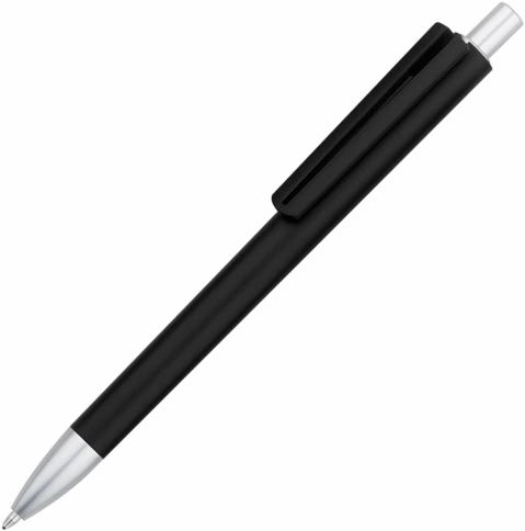 Ручка пластиковая шариковая Vivapens VIKO COLOR, чёрная фото 1