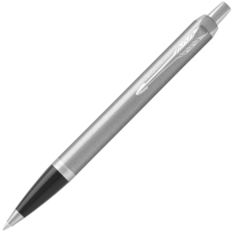 Ручка шариков. Parker IM Core (2150841) Stainless Steel CT M; черный. подар.кор. европод. фото 1