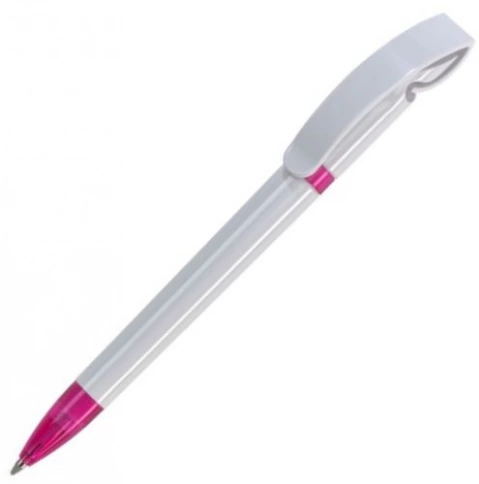 Шариковая ручка Dreampen Cobra Classic, белая с розовым фото 1
