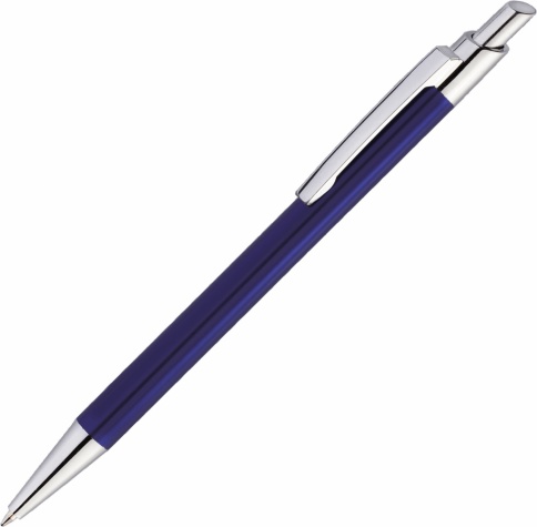 Ручка металлическая шариковая Vivapens Tikko, тёмно-синяя фото 1