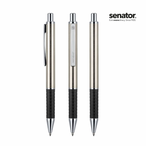 Шариковая ручка Senator Softstar Steel, серебристая фото 2