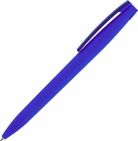 Ручка пластиковая шариковая Vivapens ZETA SOFT FROST, синяя фото 3