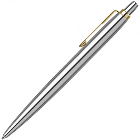Ручка металлическая шариковая Z-PEN, JOTTO, серебристая с золотистыми деталями фото 2