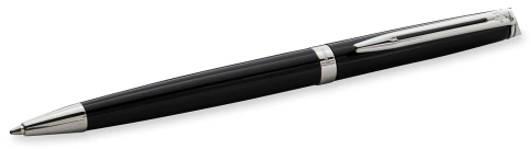 Шариковая ручка Waterman Hemisphere (S0920570) Mars Black CT; M синие чернила; подарочная коробка фото 5