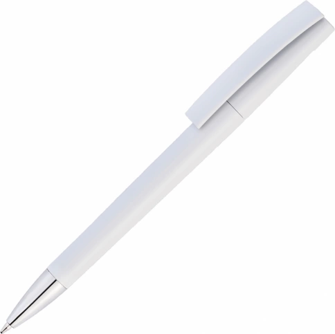 Ручка пластиковая шариковая Vivapens ZETA, белая фото 1