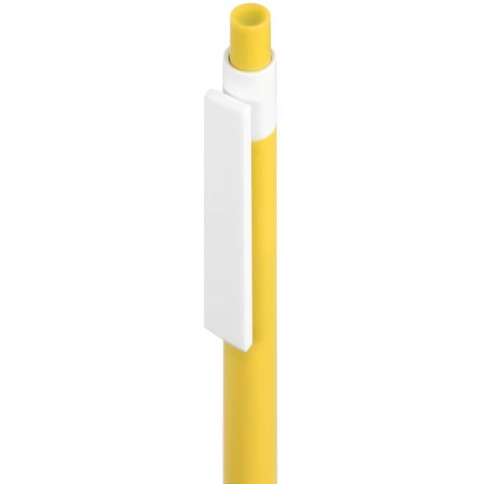 Шариковая ручка Neopen Retro, жёлтая с белым фото 2