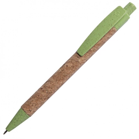 Ручка из пробки шариковая Neopen N18, зелёная фото 1